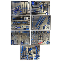Réparation automobile, armoire à outils à 7 tiroirs, 526 kits d'outils, vente en gros d'usine, chariot à outils en acier avec jeu d'outils, chariot de garage verrouillable pour mécaniciens