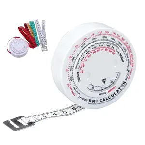 Intrekbare 150Cm Body Mass Index Bmi Calculator Voor Dieet Gewichtsverlies Bmi Meetlint