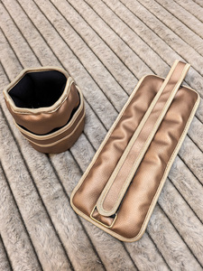 Pesas de Tobillo y Muñeca de Cuero con Logotipo Personalizado para Fitness, Equipo de Ejercicio Personalizado con Material de Cuero Cómodo - Product Image 1