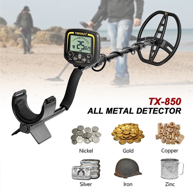 Tianxun TX850 Professional Gold Detector High Sensitivity 5 Meters Deep Underground Metal Detector RoHS Certified Plastic