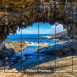 Auxosky Phẳng Vuông Chăm Sóc Sức Khỏe Chiếu Sáng Lựa Chọn Bởi Châu Âu 1000 + Nha Khoa Phòng Khám Không Có Sự Can thiệp Màu Xanh <span class=keywords><strong>LED</strong></span> Bầu Trời Trần Ánh Sáng Bảng Điều Chỉnh - Product Image 5