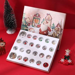 Cajas de Regalo de Joyería Personalizadas en Oferta 2023, Cajas de Regalo de Navidad, Pulseras con Dijes Navideños, Cajas de Calendario de Adviento para Navidad - Product Image 3