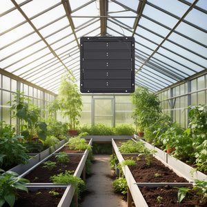 Ventilateur d'extraction à volet roulant 20 pouces 4800 CFM avec moteur EC et contrôle de température pour serre et abri - Product Image 2