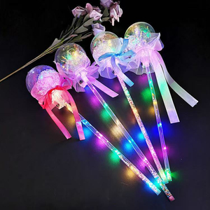 Bâton lumineux magique Bobo Ball pour adolescents et adultes, jouet lumineux en plastique pour marché nocturne - Product Image 1