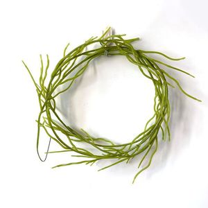 Zehui Artificial Eucalyptus Leaf Garland 200Cm Silk Flower Wedding Home Decor Greenery <b>Wreath</b> Outdoor Photography Props - Product Image 2