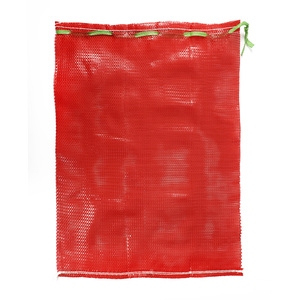 Saco de Gasa Rojo para Cebolla con Cinta - Costales de Fibra Rojos - Product Image 1