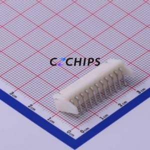 S11B-XH-A-1(LF)(SN) Wire-to-Board Pin Header Bent Lead Through Hole,P=2.5mm Connector 1x11P 2.5mm Right Angle Insert XH - Product Image 2