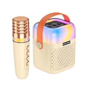 Bán Buôn Sang Trọng Màu Xanh Răng KTV Hệ Thống Karaoke Thông Minh Ánh Sáng Âm Thanh Máy Độc Đáo Sang Trọng Microphone Đồ Chơi Loa Không Dây - Product Image 1