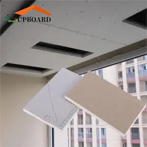 China Gypsum Board Manufacture Plant 12mm Gypsum Board Wall Cladding