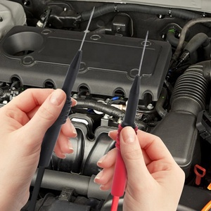 Schwarz-Rote 30V Diagnosewerkzeuge Multimeter-Testkabelverlängerung mit durchdringenden Nadelspitzen-Sonden für Kfz-Maschinen 0,7MM - Product Image 6
