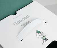 Boîte en papier d'art de 400g avec poignée et fenêtre en PET pour l'électronique grand public, vente en gros haut de gamme