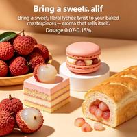 Concentré de saveur alimentaire Lychee, liquide soluble dans l'eau et l'huile, arôme alimentaire pour boulangerie et boissons, haute qualité, échantillon gratuit
