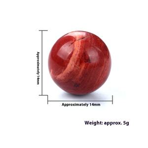 Piedra preciosa pulida de ágata amatista Natural no porosa de 14mm al por mayor con forma de bola grabada - Product Image 2