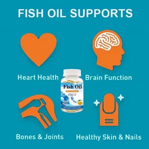 Aceite de Pescado OEM Omega-3 EPA DHA 1000mg, Suplemento de Omega 3 para el Apoyo de la Salud del Corazón, Cápsulas Blandas de Aceite de Pescado - Product Image 2