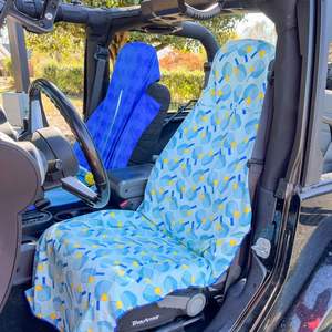 Protecteur de siège imperméable et antidérapant anti-transpiration serviettes de plage de salle de sport en plein air <span class=keywords><strong>serviette</strong></span> de couverture de siège de voiture en microfibre personnalisée - Product Image 2