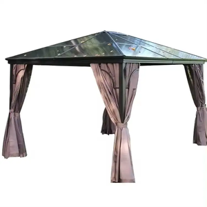 Pabellón de Jardín de Policarbonato para Exteriores, Gazebo Impermeable en Venta - Product Image 3