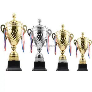 Prêmio de funcionários excelente reunião anual copo de ouro jogos infantis troféu criativo metal campeão de competição