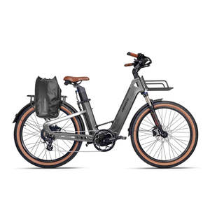 Vélo de ville sportif <span class=keywords><strong>en</strong></span> fibre de carbone <span class=keywords><strong>EN</strong></span> <span class=keywords><strong>15194</strong></span>+CE, moteur arrière sans balais 750W, batterie au lithium 48V 20Ah, freins à disque hydrauliques 7 vitesses - Product Image 3