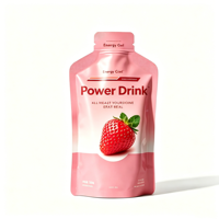 Sachets personnalisés en forme de bouteille de 5 ml, 10 ml, 15 ml pour aliments pour bébés, boissons, emballages liquides, gels énergétiques, boissons, bière (avec gravure)