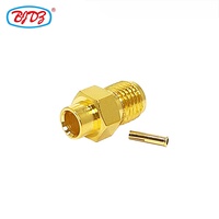 Fourniture d'usine 50 Ohms SMA femelle Jack Socket pour RG402 RG141 RG-402 RG-141 à souder à sertir RF Coax Coaxial Connecteurs en Stock