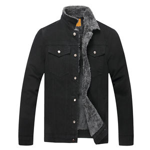 Chaqueta Vaquera Extra Grande Personalizada para Hombre, Chaqueta Vaquera Vintage Lavada con Botones para un Estilo Casual - Product Image 1