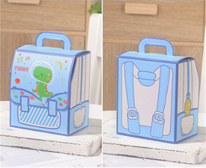 Ba lô hình phim hoạt hình cầm tay sáng tạo Hộp quà tặng sinh nhật Snack hộp kẹo cho trẻ em để nướng - Product Image 5