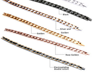 Bracciale germanio con abete sollievo dal dolore Bio terapia pressione sanguigna magnetica quantistica scalare titanio braccialetti energia bracciale - Product Image 5