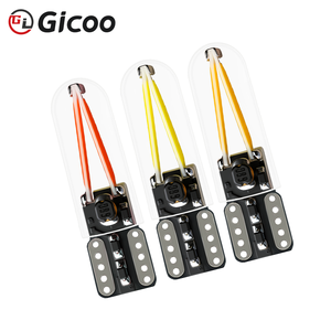 จิคู ที 10 ซีโอบี LED หลอดไฟ 2 ด้านแก้วลูกปัด 1.5W 12-24V แสงคงที่หลายสีไฟอ่านหนังสือภายในรถยนต์โคมไฟมาร์กเกอร์ - Product Image 5