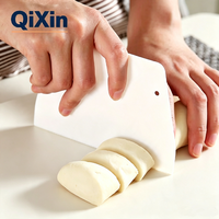 Grattoir à pâte en PP de qualité alimentaire, coupe-pâte flexible, léger, durable, anti-rayures, pour pâte à pain, gâteau, fondant, légumes, cuisine