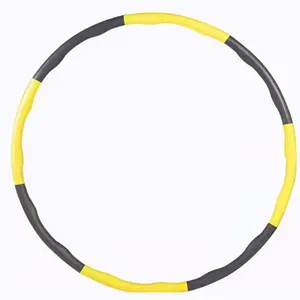 Low MOQ Removable Gym Equipment Weighted Hula Hooping Fitness Hula Hooping for Adult