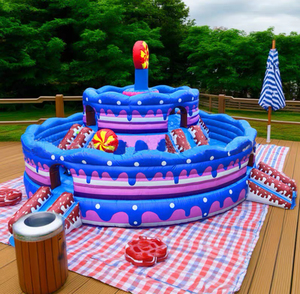 Gigante Adventure CHIKUN CK 931 Inflable Bouncer Playground Fun City <span class=keywords><strong>Obstacle</strong></span> <span class=keywords><strong>Course</strong></span> Juegos de entretenimiento Trampoline Park Fácil configuración - Product Image 4