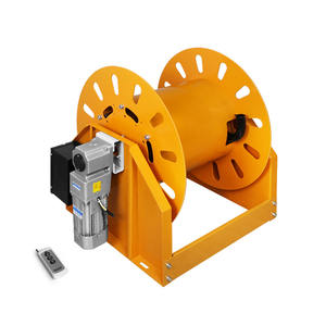 Carrete de manguera de combustible automático eléctrico Cavitt de 1.5 pulgadas de acero al carbono amarillo, equipo estándar para petróleo, precio de fábrica, Zhejiang, 1 año de garantía - Product Image 3