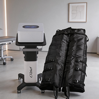 Appareil de massage des jambes par compression d'air professionnel avec thérapie thermique et analyseur de peau intelligent pour les soins corporels