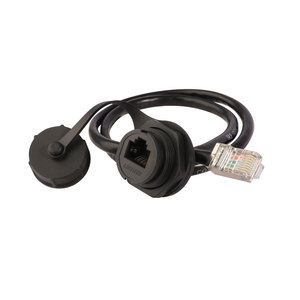 Lshitech M25 ngoài trời điện nữ hàng không RJ45 cắm mạng vách ngăn ổ cắm vòng kết nối không thấm nước - Product Image 2