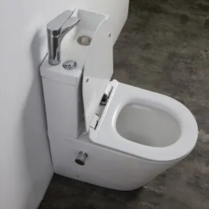 Japanse Wc Tweemaal Flush Toiet Integrale Tank Wassen Hand Toilet En Douche Kast Sanitaire Aanpasbare Handwas Wastafel Voor Toiletten