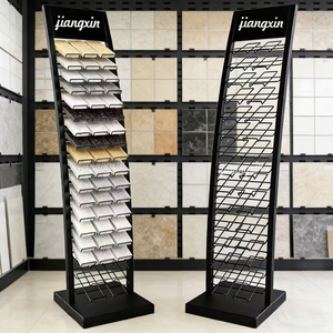 Présentoir métallique pour échantillons de carreaux de céramique grand format, personnalisable en couleur, pour échantillons de pierre, du fabricant - Product Image 5