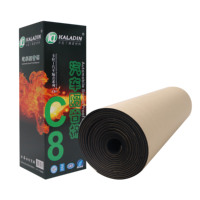 Fabricant Kaladin C8 matériau d'isolation acoustique pour voiture mousse de caoutchouc plate à cellules fermées