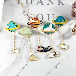 Marcapáginas de Aleación con Diseño Creativo y Moderno, Colgantes Metálicos Promocionales para Regalos Escolares - Product Image 5