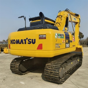 Escavatore Cingolato Idraulico Usato Komatsu PC160-7 di Alta Qualità, Poche Ore di Utilizzo, Prezzo Vantaggioso, Consegna Rapida, Motore 86kW, Pompa 0.6m, 16 Tonnellate - Product Image 4