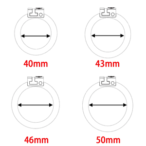 Rosa Mini Keuschheit käfig für Sissy Holy trainer Schwanz käfig mit 5 Größen Penis ringe Set Bondage Slave Abstinenz Sexspielzeug für Männer - Product Image 4