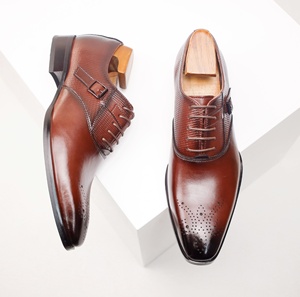 Men Casual Leather Shoes Fashion Sneaker Style Genuine Leather Comfortable <b>Cushion</b> <b>Insole</b> For Daily Leisure - Product Image 1