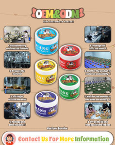 Cire coiffante rétro effet mat 120g pour cheveux crépus, anti-frisottis, non grasse, pour <span class=keywords><strong>coiffure</strong></span> 3D - Product Image 3