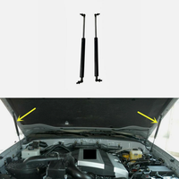 GASTAC Support de capot avant à gaz pour Toyota Land Cruiser LC100 Series Accessoires de voiture