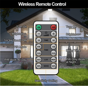 20W 30W 50W 100W Đèn tường ngoài trời mờ ổ cắm không thấm nước an ninh cảm biến chuyển động dò đèn pha đèn lũ ngoài trời - Product Image 3