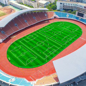 Mật độ cao <span class=keywords><strong>30mm</strong></span> đống cỏ nhân tạo tổng hợp Turf cuộn cho bóng đá cho khu phức hợp bóng đá vườn cảnh quan - Product Image 1