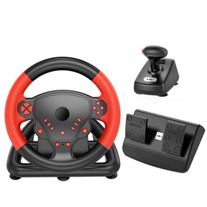 <span class=keywords><strong>Volante</strong></span> <span class=keywords><strong>con</strong></span> Pedales para PC/TV/P4/3, <span class=keywords><strong>Volante</strong></span> de Carreras para Juegos, Palanca de Cambios, Simulador de Conducción <span class=keywords><strong>con</strong></span> Vibración para Carreras - Product Image 1