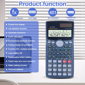 Calculatrice scientifique NOVISON pour étudiants avec fonction calendrier, alimentée par piles, fournitures scolaires de haute qualité pour les examens - Product Image 5
