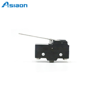 Micro-interrupteur horizontal en plastique SPDT de haute qualité Asiaon TM-1701, étanche IP40, 380V 15A, pour contrôle industriel, certifié CCC CE RoHS
