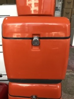 Prix d'usine en gros, coffre de livraison pour moto et scooter en fibre de verre, 151L