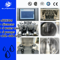 Machine de lavage et de remplissage de fûts personnalisée en acier inoxydable SUS304 pour brasserie artisanale et microbrasserie CE